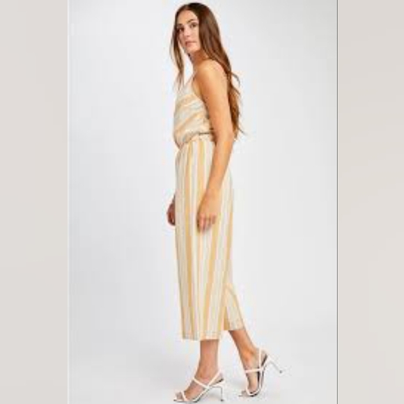 Gentle Fawn Lowe Linen Blend Jumpsuit,  Size L - Picture 4 of 14